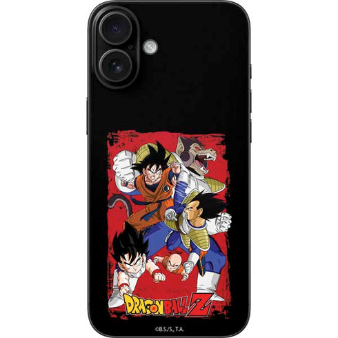 Dragon Ball Z Goku Vs Vegeta iPhone 16 Plus Skin